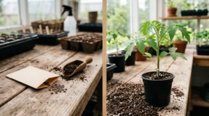 Comparing tomato and seeds