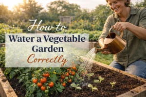 How to Water a Vegetable Garden Correctly
