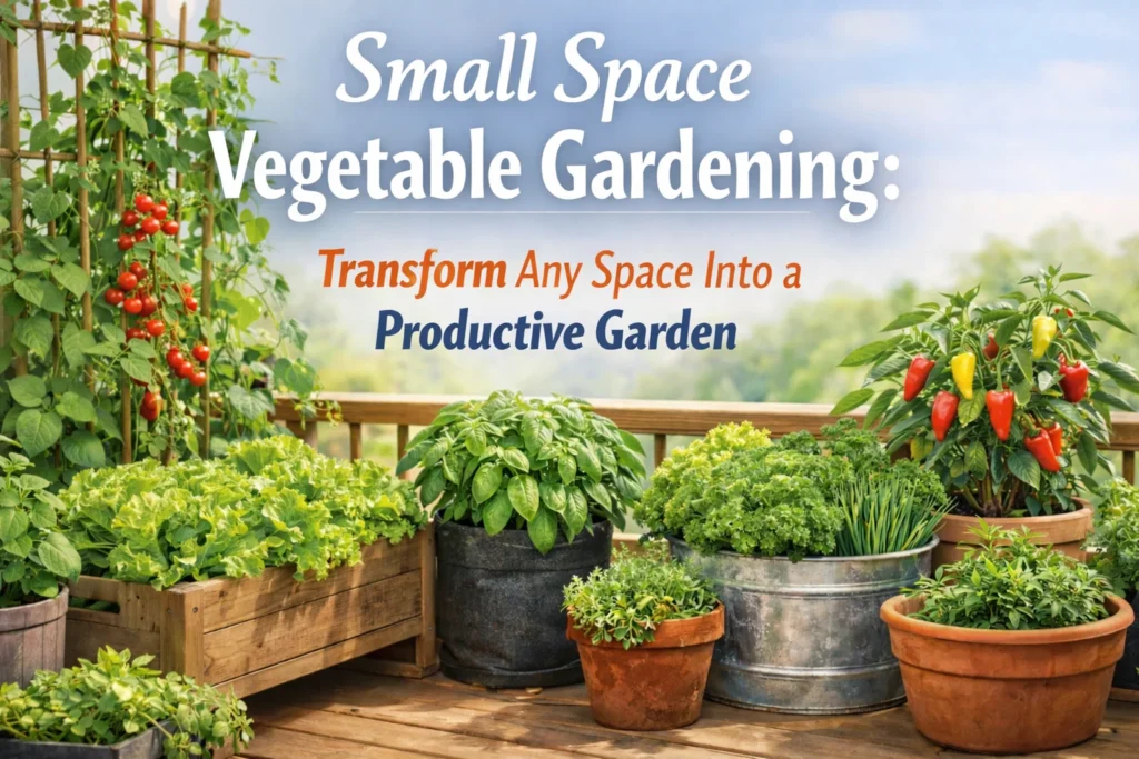 Small Space Vegetable Gardening