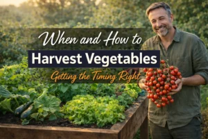 When and How to Harvest Vegetables